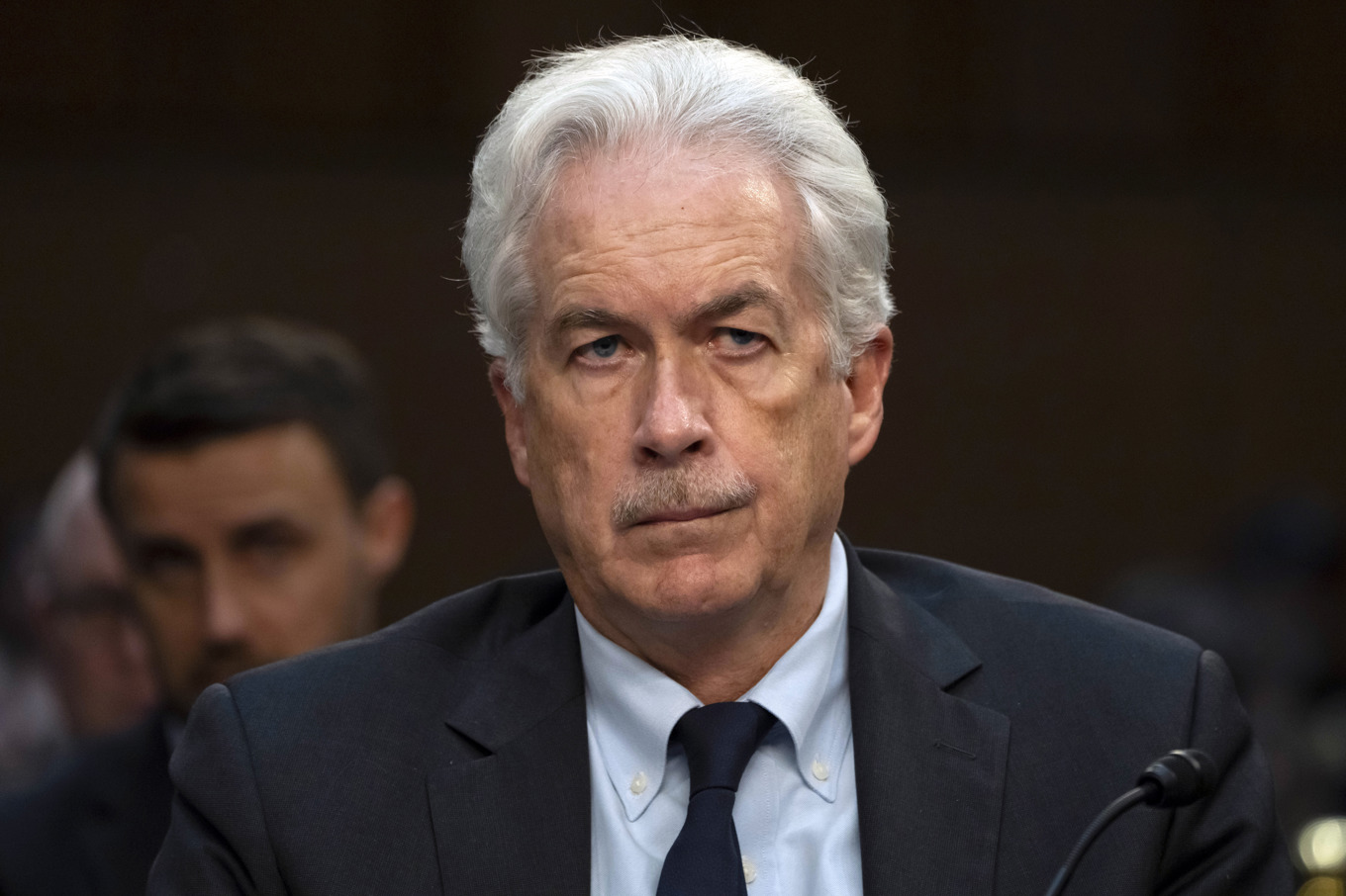 William Burns, chef för USA:s underrättelsetjänst CIA, i Washington i mars. Foto: Mark Schiefelbein/AP/TT