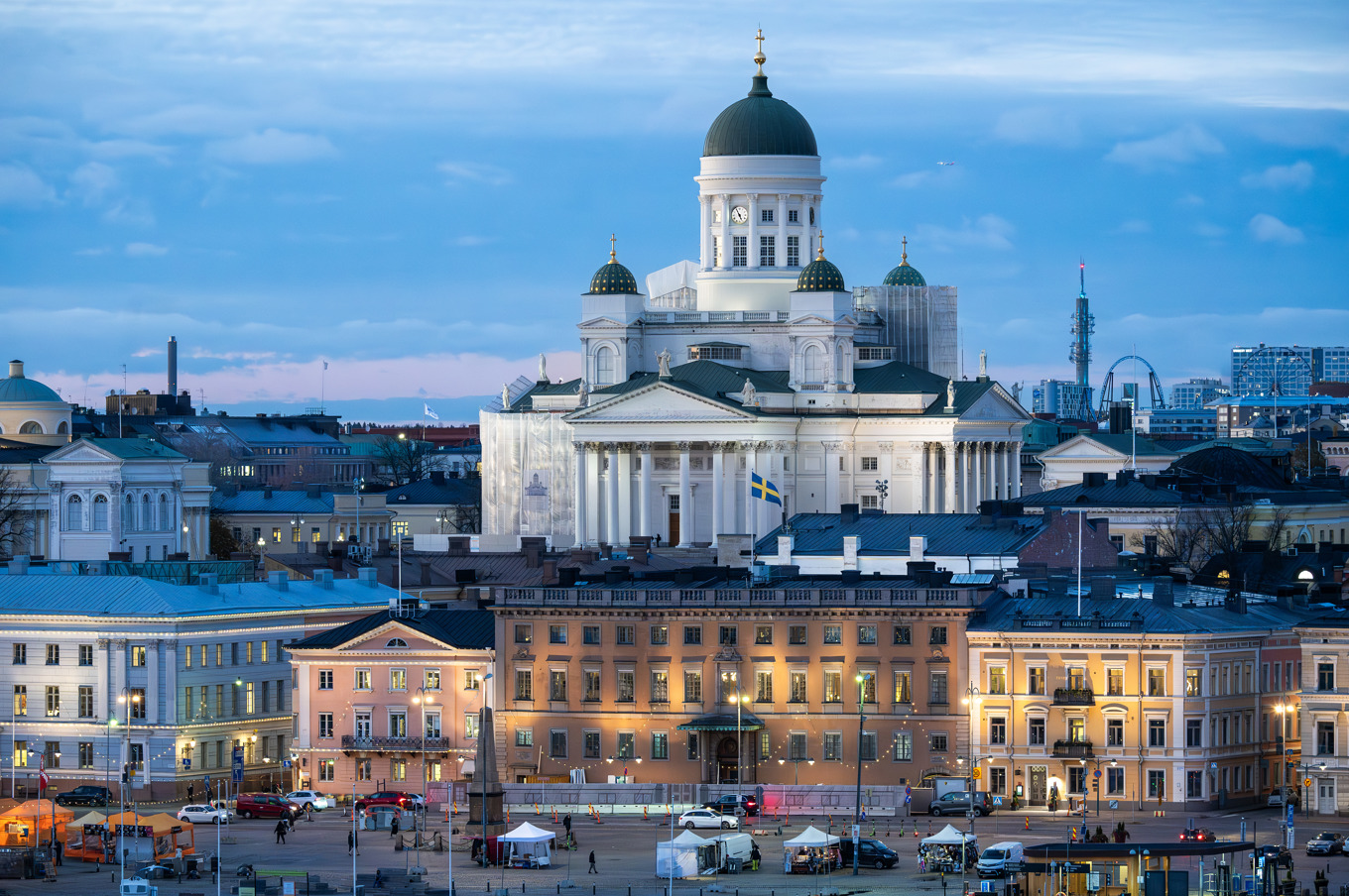Myndigheterna i Finland har beslagtagit flera ryska fastigheter i Helsingfors. Arkivbild. Foto: Jonas Ekströmer/TT