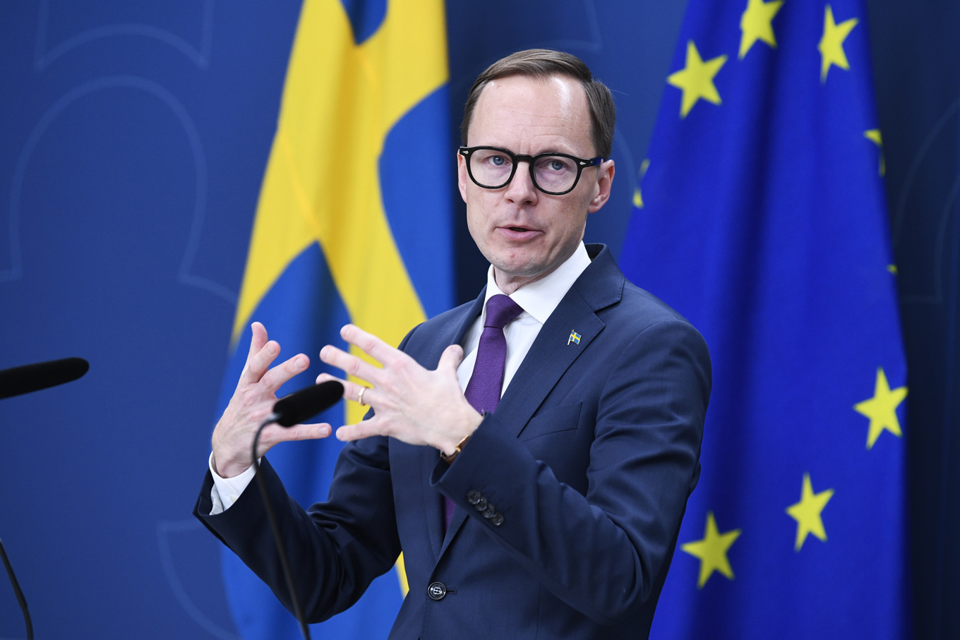 Arbetsmarknads- och integrationsminister Mats Persson. Arkivbild. Foto: Jakob Åkersten Brodén/TT