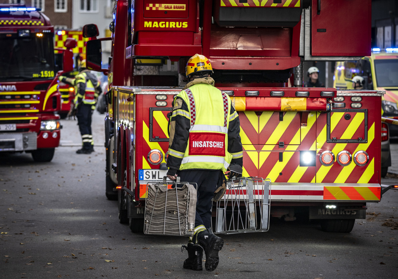 Branden är ännu inte under kontroll. Arkivbild. Foto: Johan Nilsson/TT