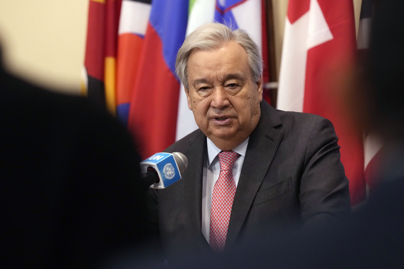 FN:s generalsekreterare António Guterres fördömer Israels attacker i Jemen. Arkivbild. Foto: Richard Drew/AP/TT