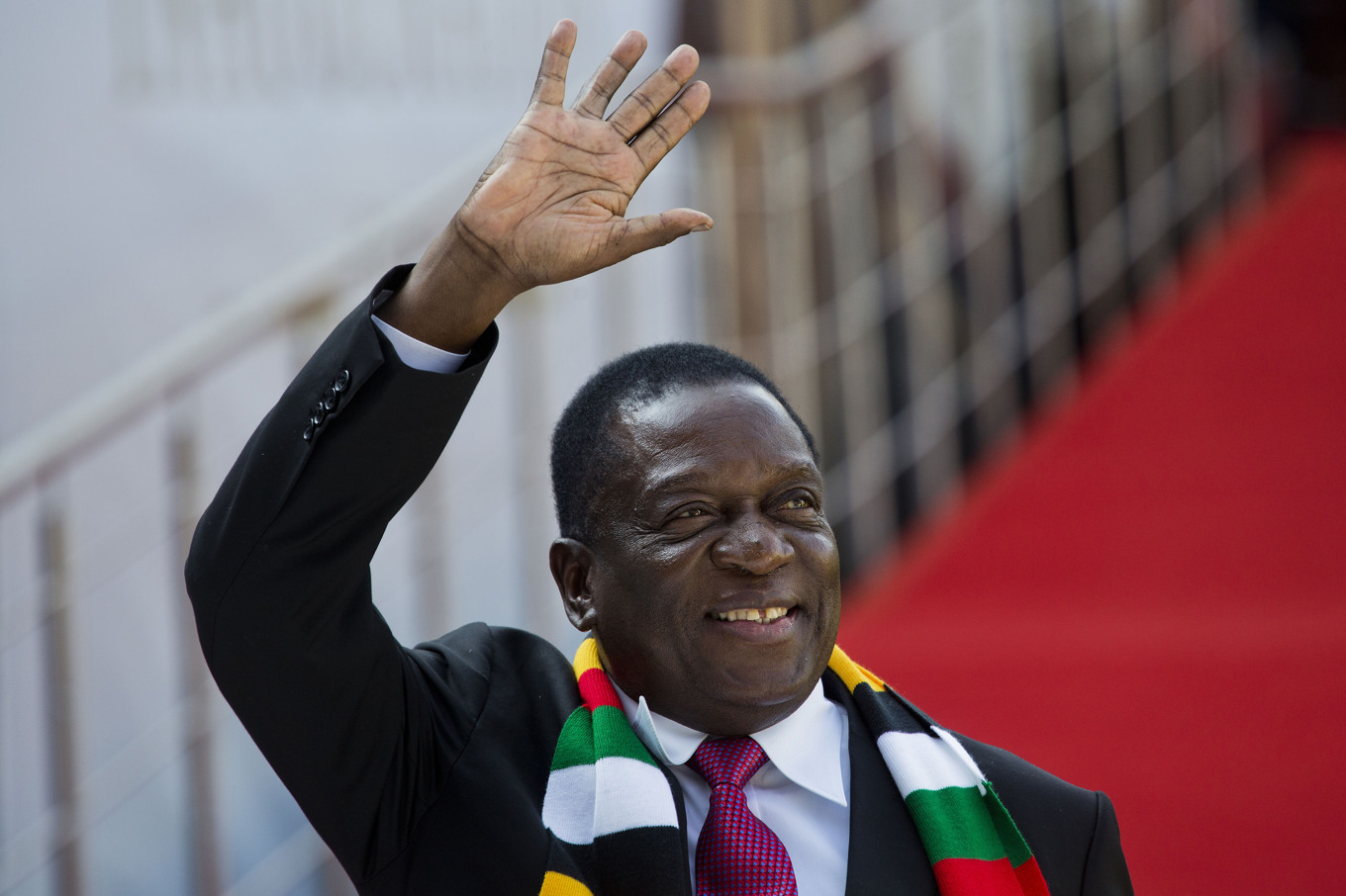 Zimbabwes president Emmerson Mnangagwa. Arkivbild. Foto: Jerome Delay/AP/TT