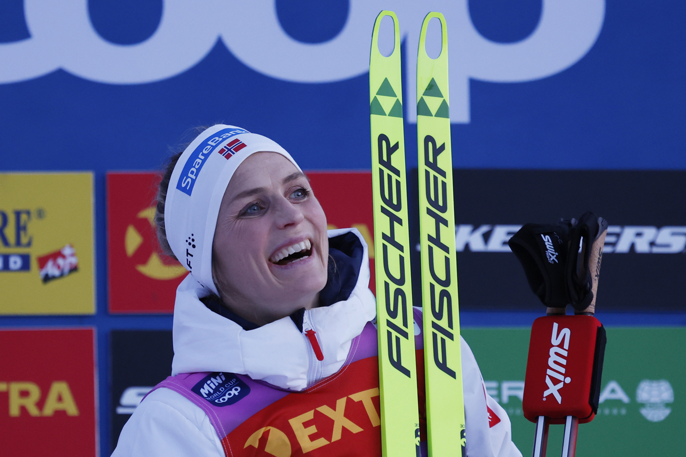 Therese Johaug vinner Tour de Ski Foto: Alessandro Trovati/AP/TT