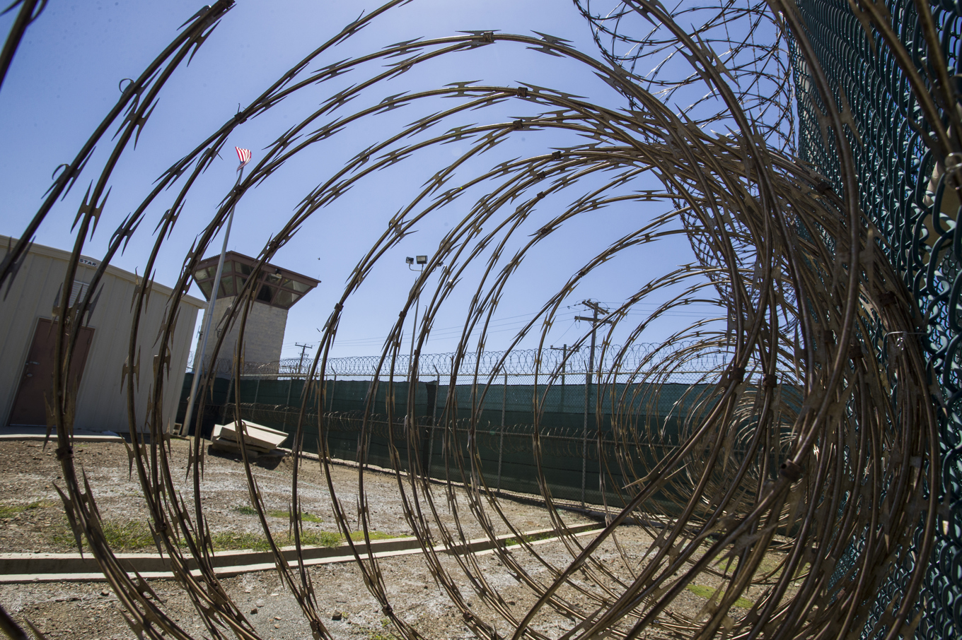 Militärfängelset Guantánamo Bay på Kuba. Arkivbild. Foto: Alex Brandon/AP/TT