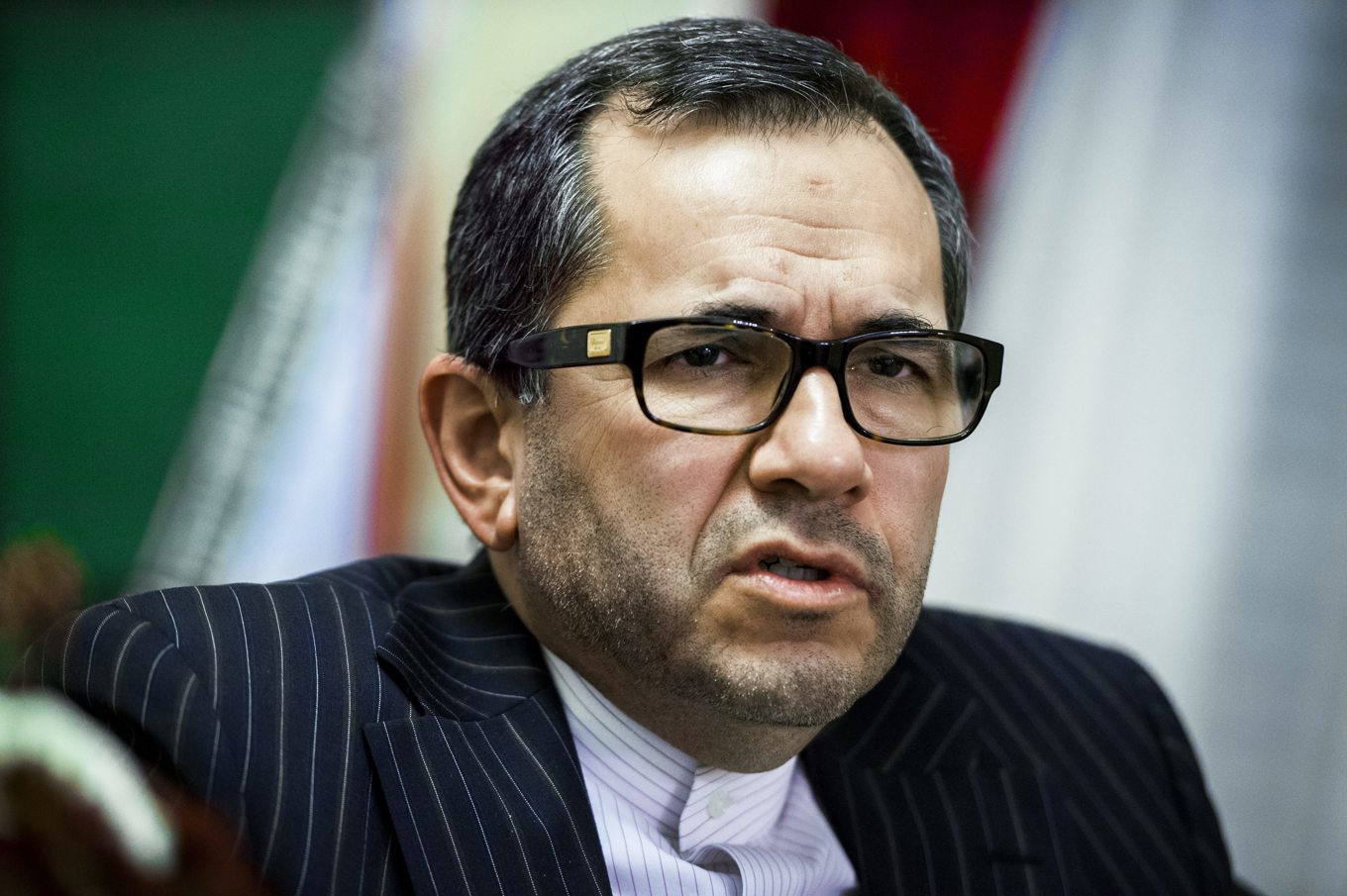 Irans biträdande utrikesminister Majid Takht-Ravanchi. Arkivbild. Foto: Claudio Bresciani/TT