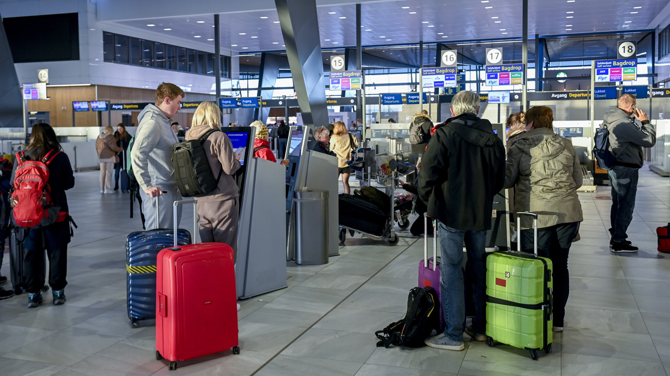En svensk medborgare har gripits på Flesland flygplats i Bergen. Arkivbild. Foto: Marit Hommedal/NTB/TT