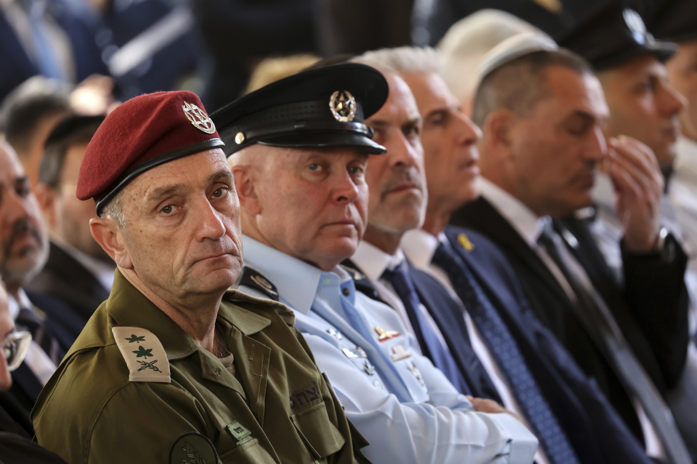 Israels arméchef Herzi Halevi meddelar sin avgång. Bilden är tagen i oktober i fjol. Foto: Gil Cohen-Magen/AP/TT