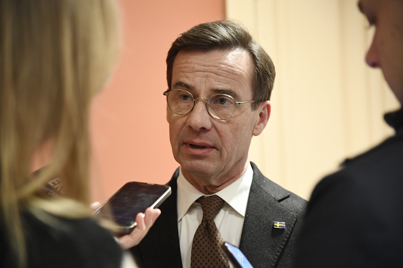 Statsminister Ulf Kristersson (M). Bild från förra veckan. Foto: Lars Schröder/TT