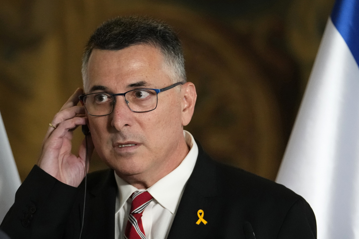 Israels utrikesminister Gideon Saar. Arkivbild. Foto: Petr David Josek/AP/TT