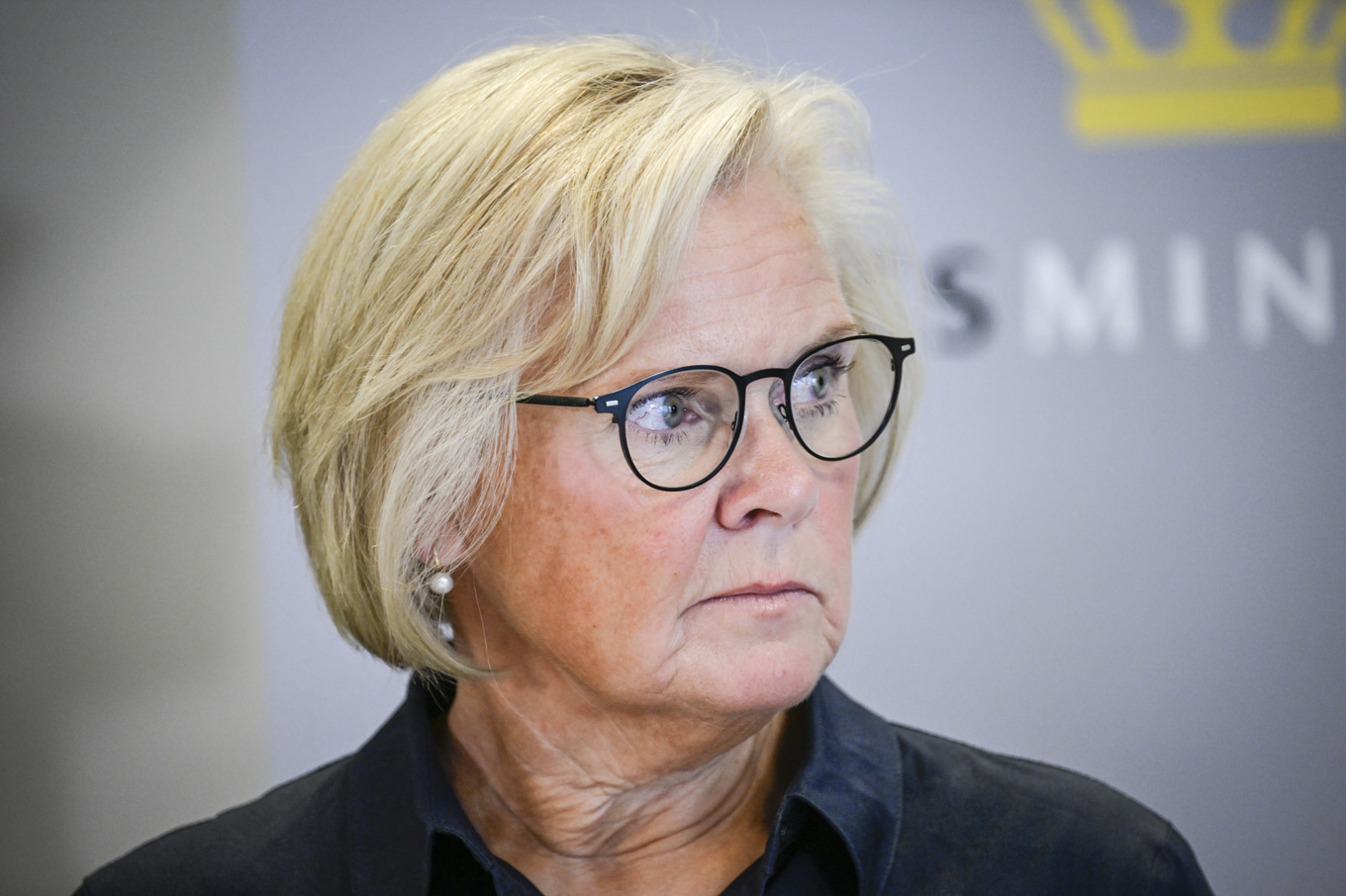 Rikspolischef Petra Lundh har besökt Örebro efter masskjutningen. Foto: Johan Nilsson/TT