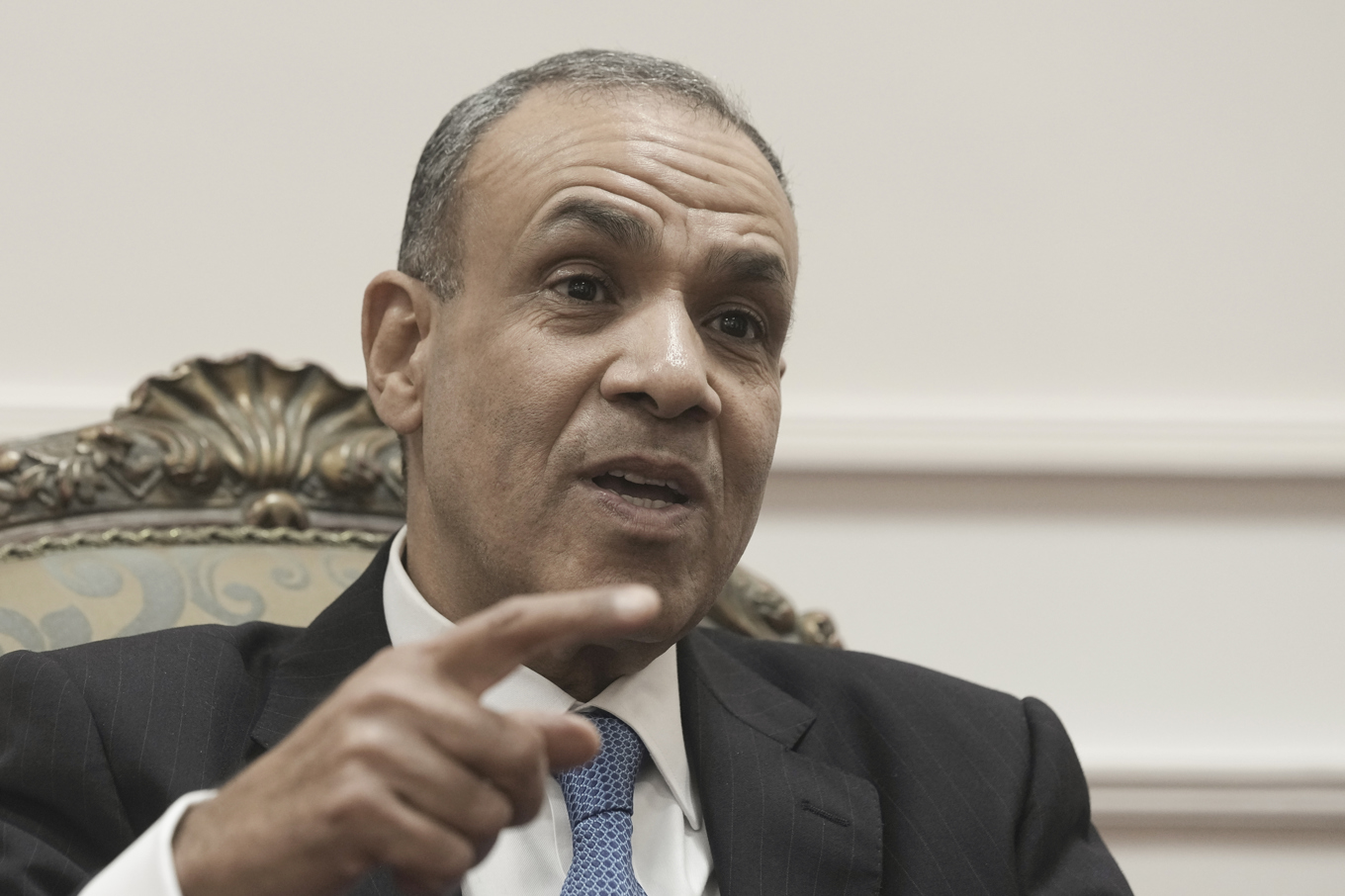 Egyptens utrikesminister Badr Abdelatty. Bild från i januari. Foto: Amr Nabil/AP/TT
