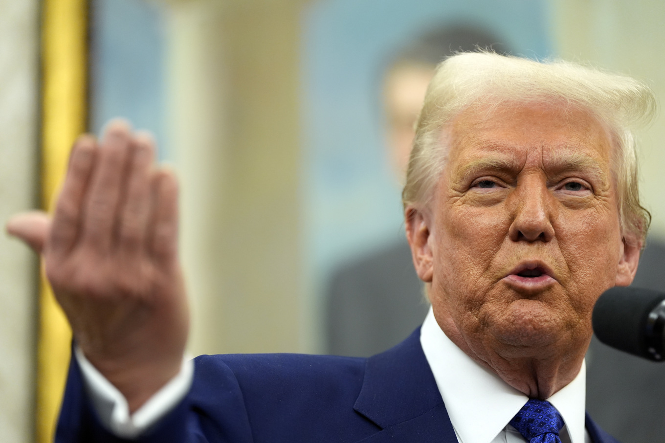 USA:s president Donald Trump under onsdagen. Foto: Alex Brandon/AP/TT