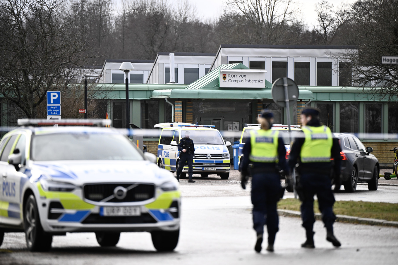 Poliserna som var i tjänst när massmordet på Risbergska skolan i Örebro genomfördes den 5 februari kan behöva stöd långt tid efteråt. Arkivbild. Foto: Christine Olsson/TT