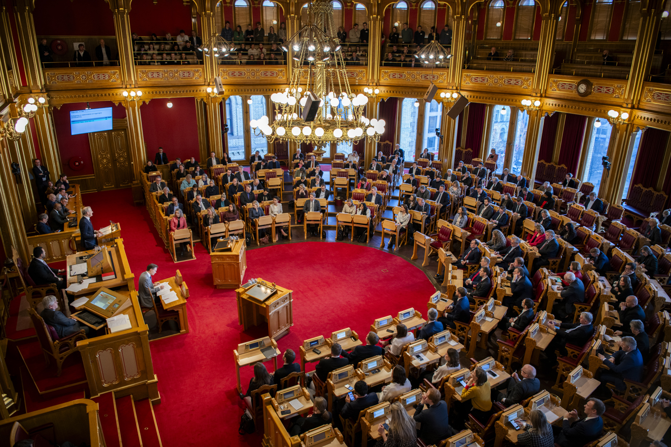 Norska stortinget vill inte att Deepseek används på interna nätverk. Foto: Rodrigo Freitas/AP/TT