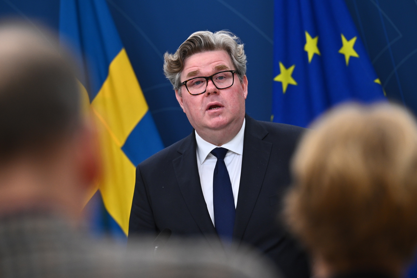 Justitieminister Gunnar Strömmer. Foto: Claudio Bresciani/TT