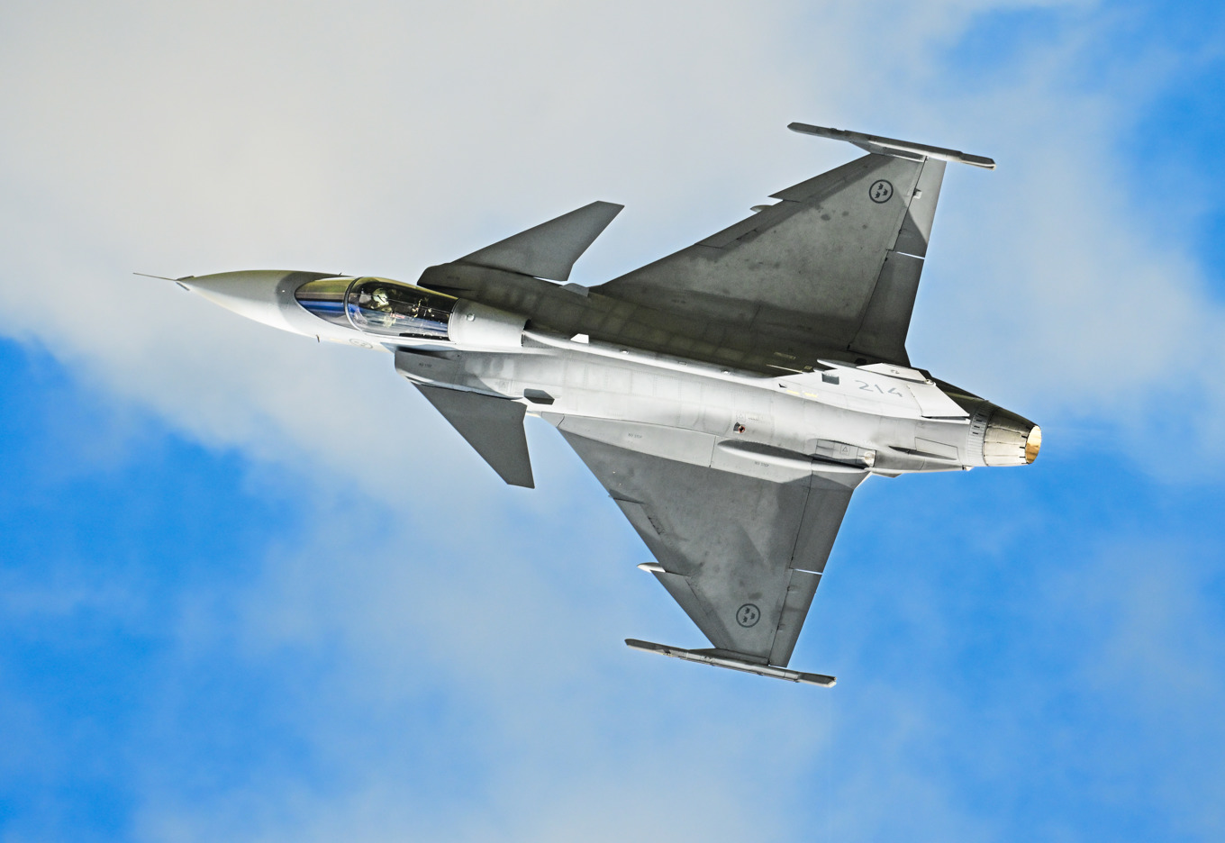 Jas Gripen-plan ska utrustas med en mer offensiv kryssningsrobot. Arkivbild. Foto: Jonas Ekströmer/TT