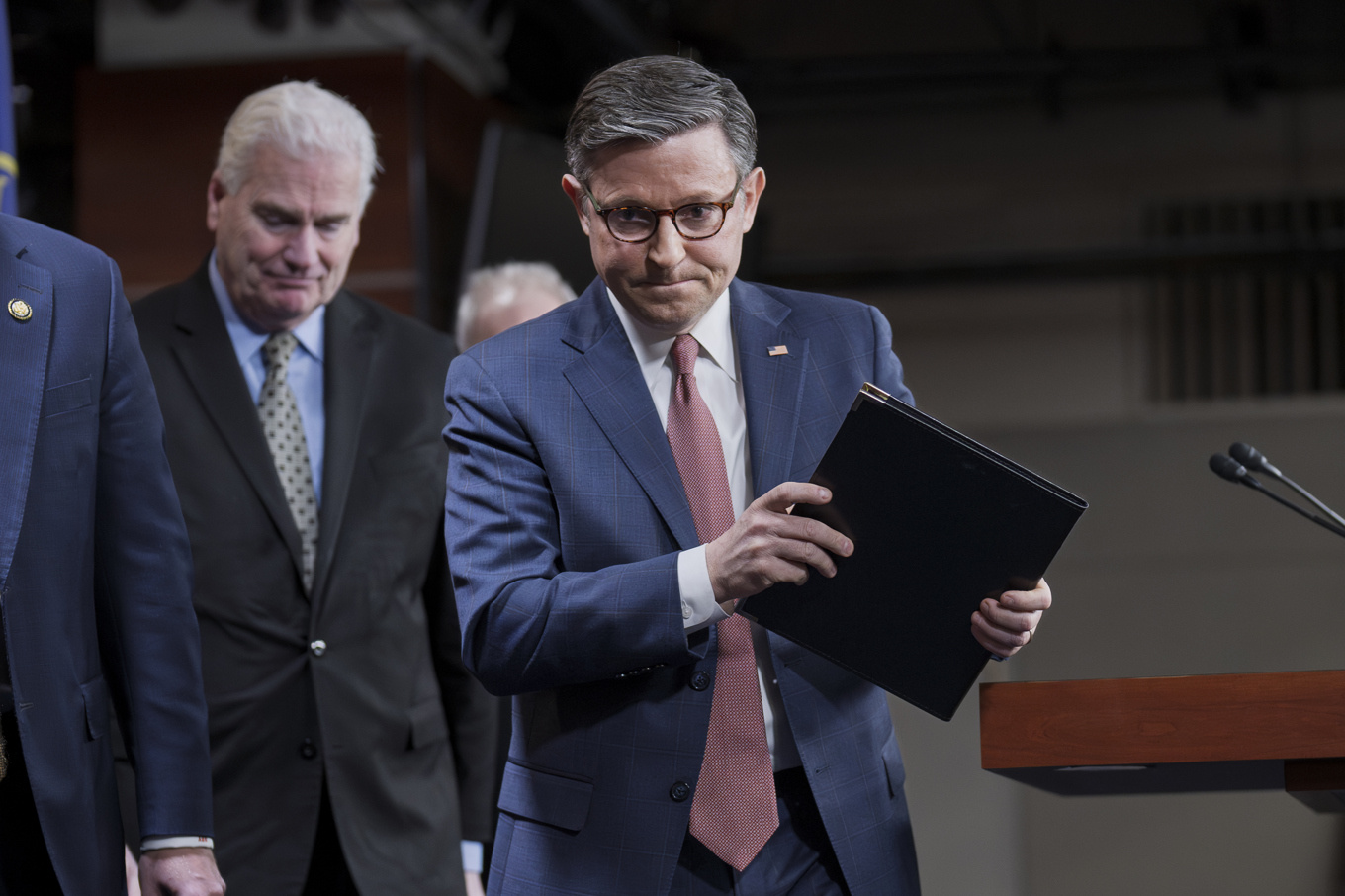 Republikanske talmannen i representanthuset, Mike Johnson. Arkivbild. Foto: J. Scott Applewhite/AP/TT