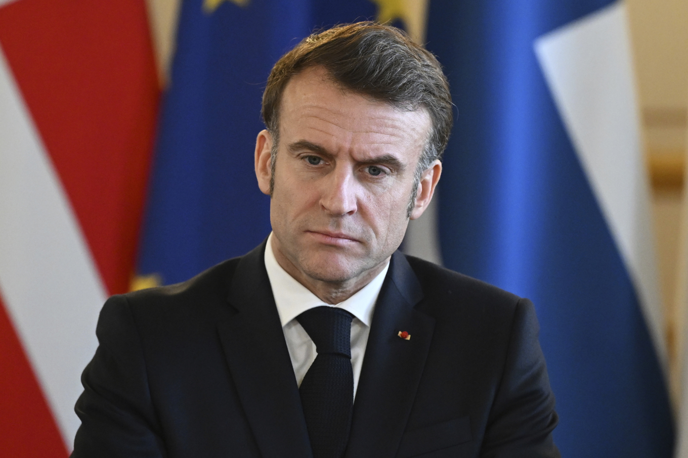 Frankrikes president Emmanuel Macron. Arkivbild. Foto: Justin Tallis/AP/TT