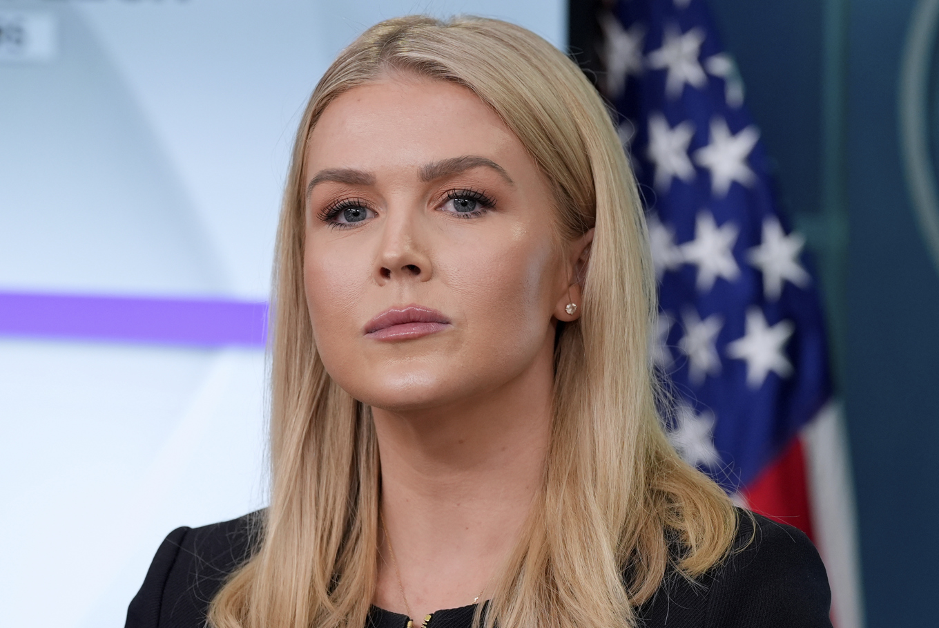 Vita husets pressekreterare Karoline Leavitt uppger att USA för samtal med Hamas om vapenvila. Arkivbild. Foto: Alex Brandon/AP/TT