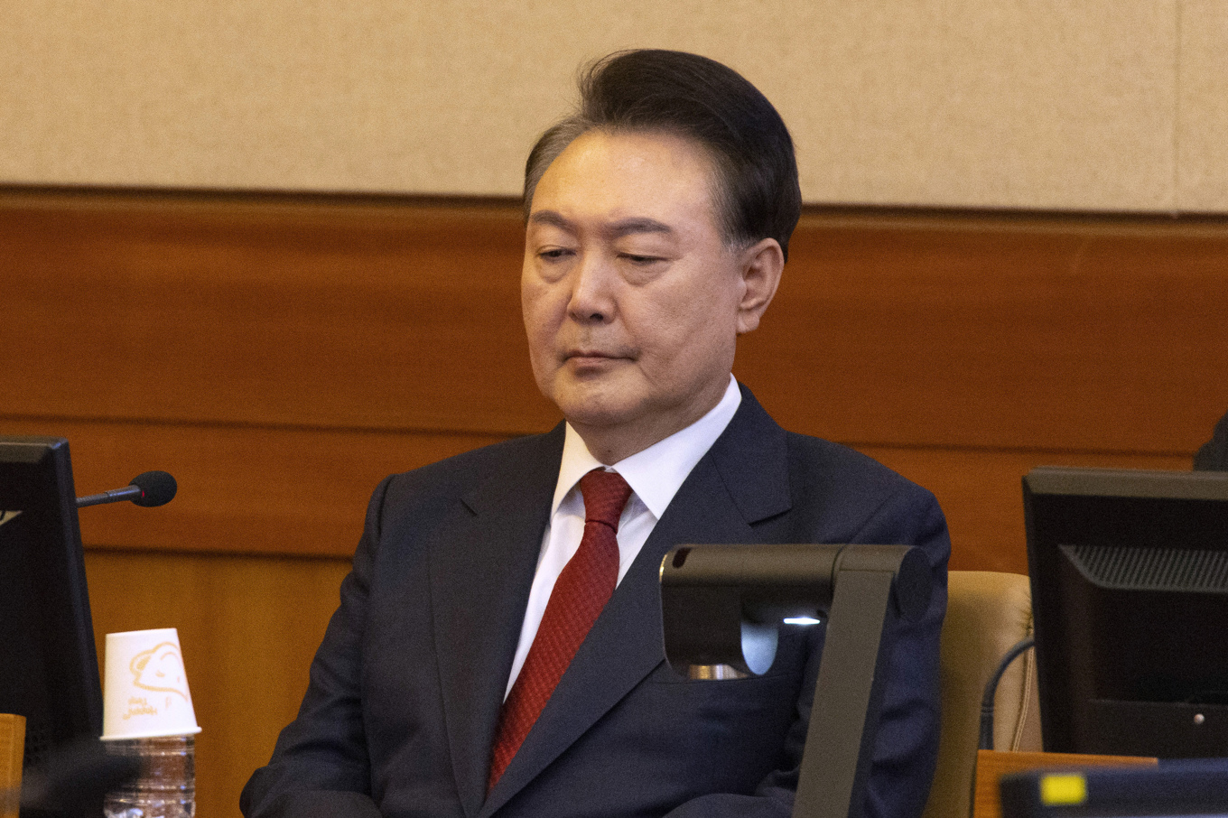 Yoon Suk-Yeol fråntogs presidentmakten den 14 december, då parlamentet röstade för att ställa honom inför riksrätt. Arkivibld. Foto: Joen Heon-Kyun