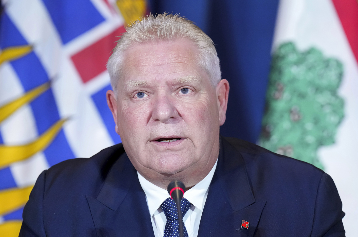 Den kanadensiska provinsen Ontarios premiärminister Doug Ford. Arkivbild Foto: Nathan Denette AP/TT