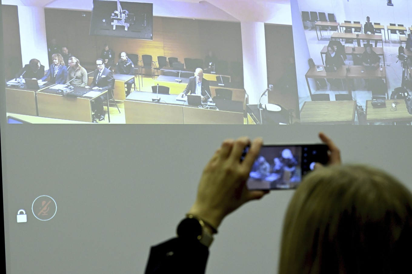 Bild från när rättegången mot den nu 38-årige mannen inleddes i Finlands huvudstad Helsingfors i december. Foto: Heikki Saukkomaa/AP/TT