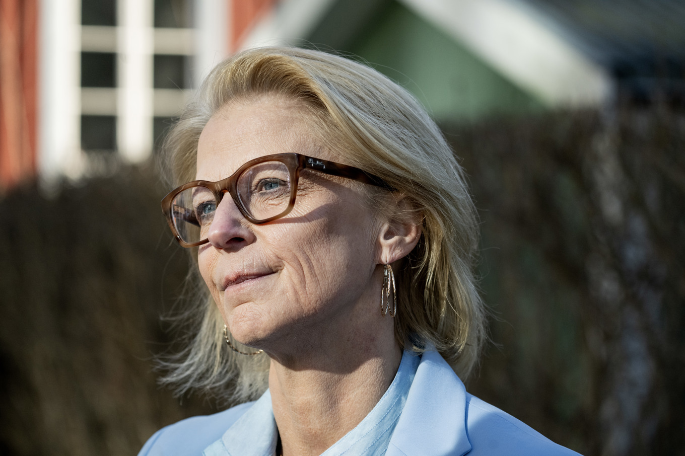 Finansminister Elisabeth Svantesson tror att staten måste ta lån för att betala upprustningen av försvaret under en tid. Foto: Christine Olsson/TT