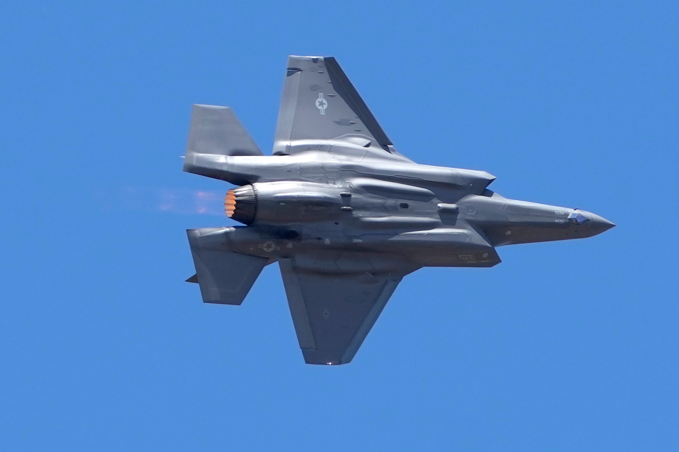 Ett amerikanskt stridsflygplan av typen F-35. Arkivbild. Foto: Aijaz Rahi/AP/TT