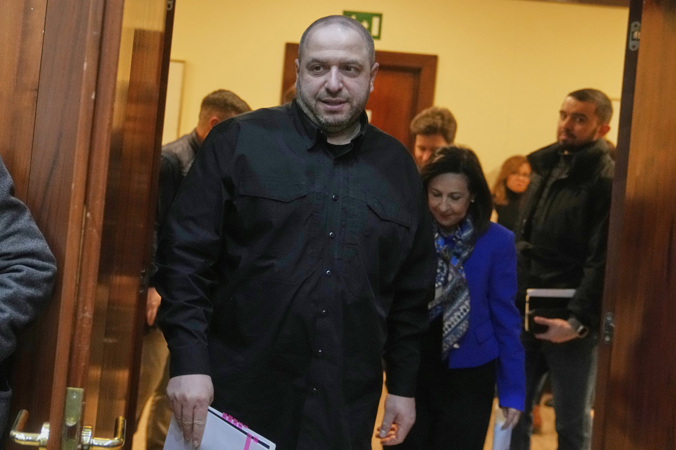 Ukrainas försvarsminister Rustem Umerov. Foto: Paul White/AP/TT