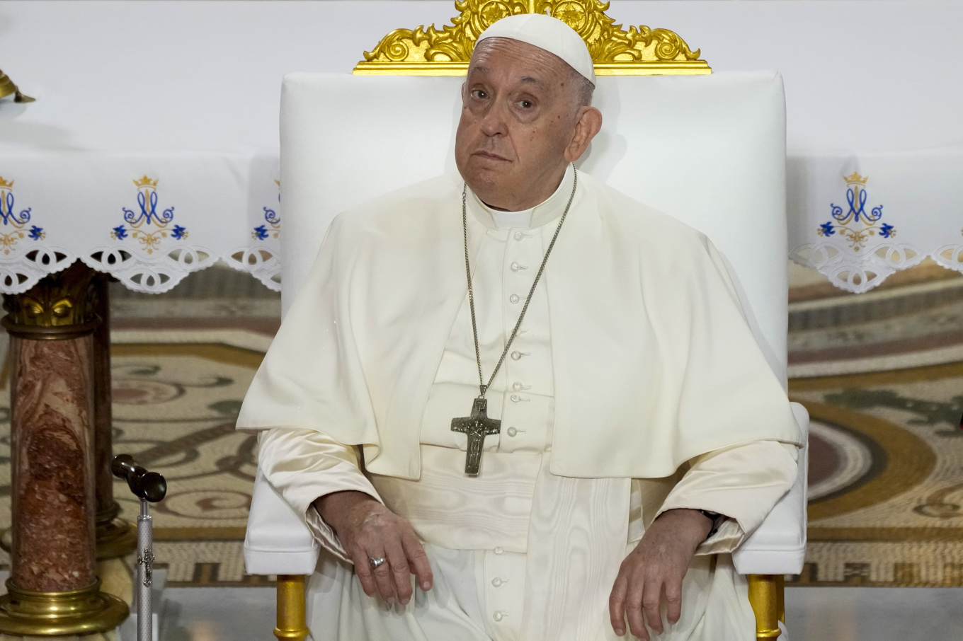 Påve Franciskus. Arkivbild. Foto: Alessandra Tarantino/AP/TT