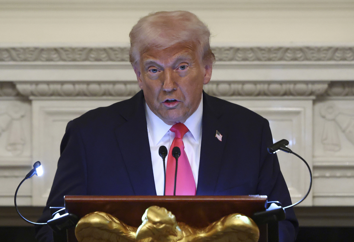 USA:s president Donald Trump. Foto: Pool via AP/TT