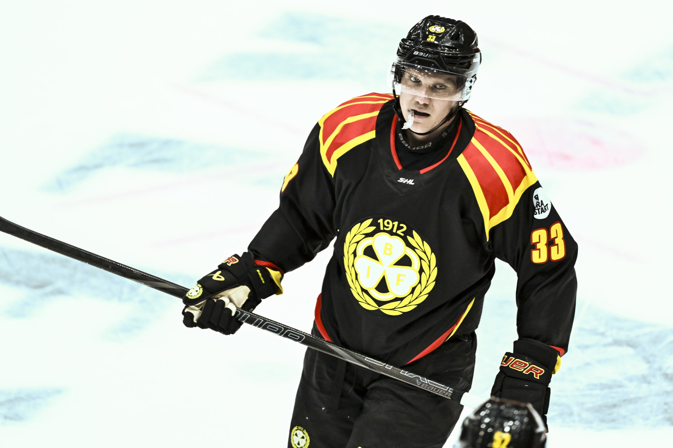 Brynäs Jakob Silfverberg blev matchvinnare i den femte SM-kvartsfinalen mot Malmö. Arkivbild. Foto: Christine Olsson/TT
