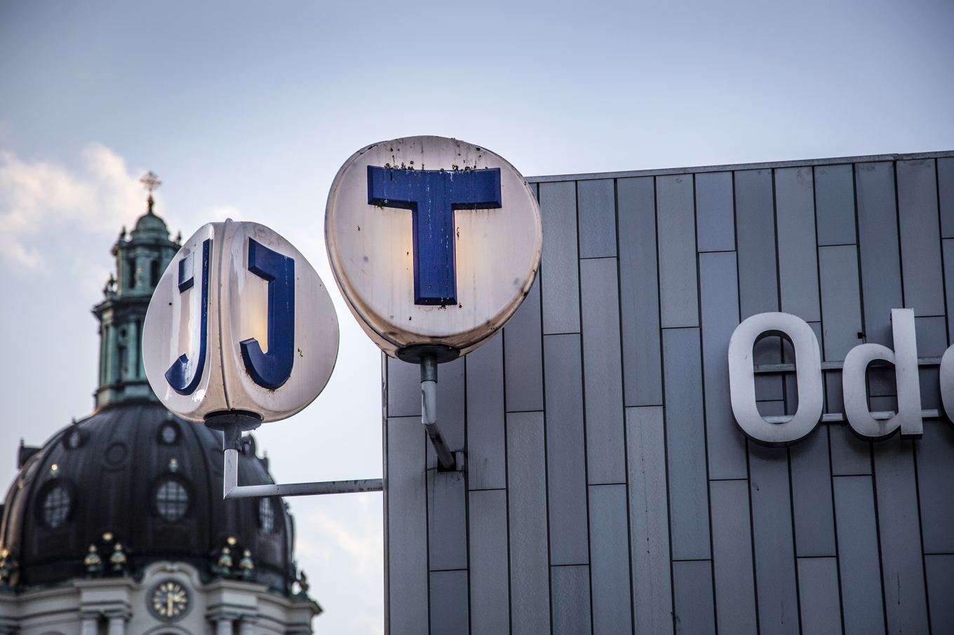 Drabbningen har inträffat vid Odenplan i centrala Stockholm. Foto: Helena Landstedt/TT