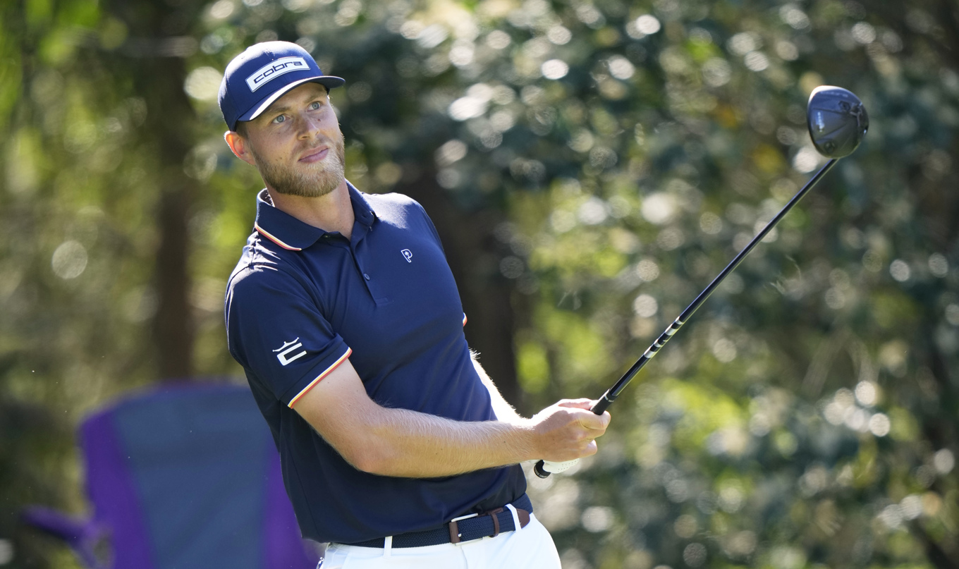 Jesper Svensson gick sista nio hålen på 28 slag. Arkivbild. Foto: Chris O'Meara/AP/TT