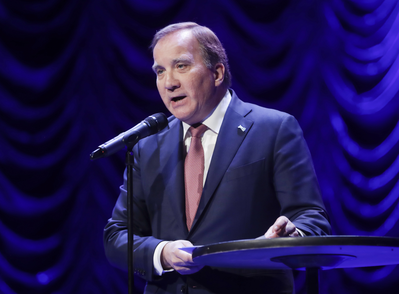 Stefan Löfven meddelar att han lämnar Facebook. Arkivbild. Foto: Mats Andersson/TT