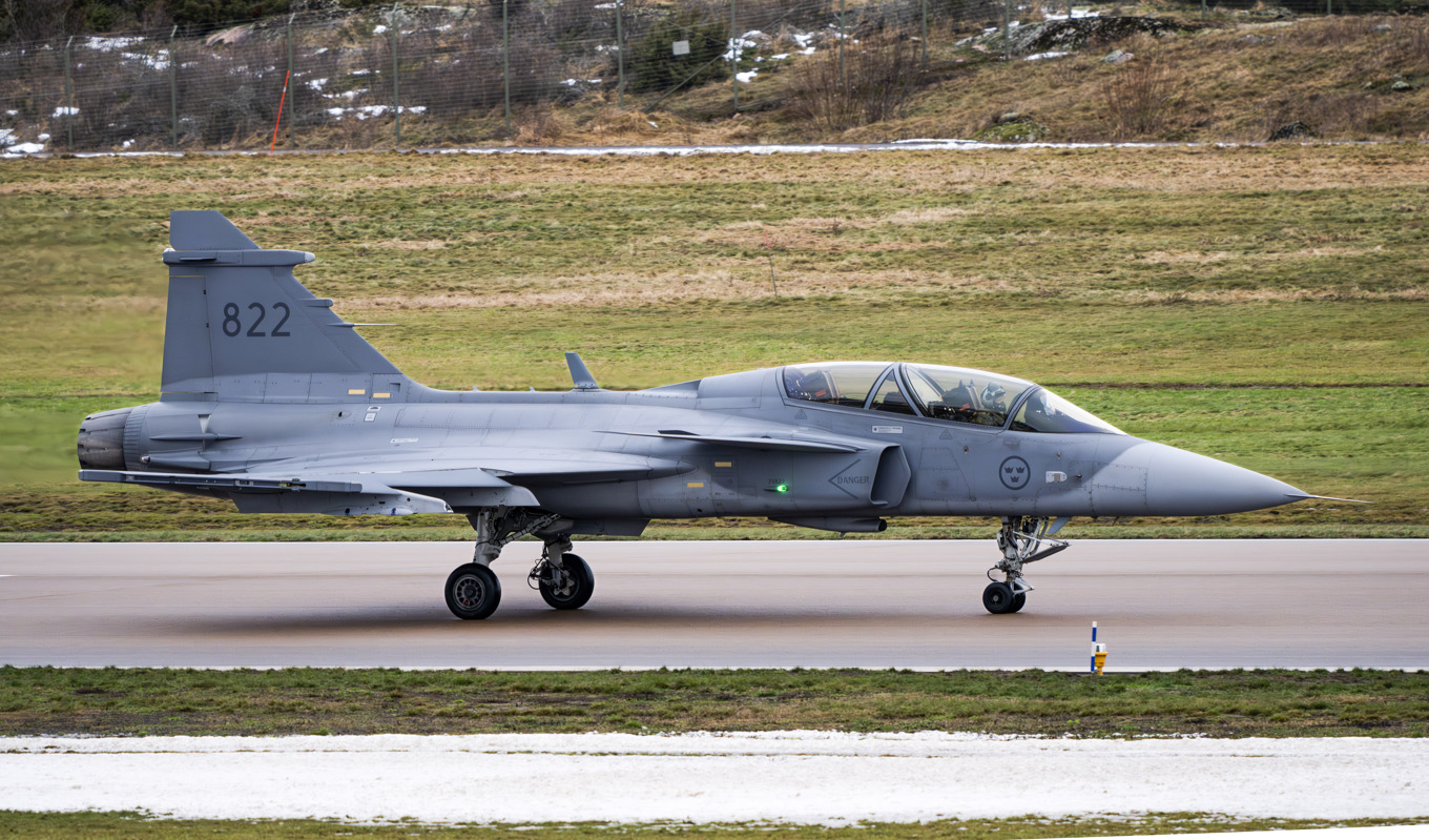 Colombia vill köpa Jas Gripen. Arkivbild. Foto: Jonas Ekströmer/TT