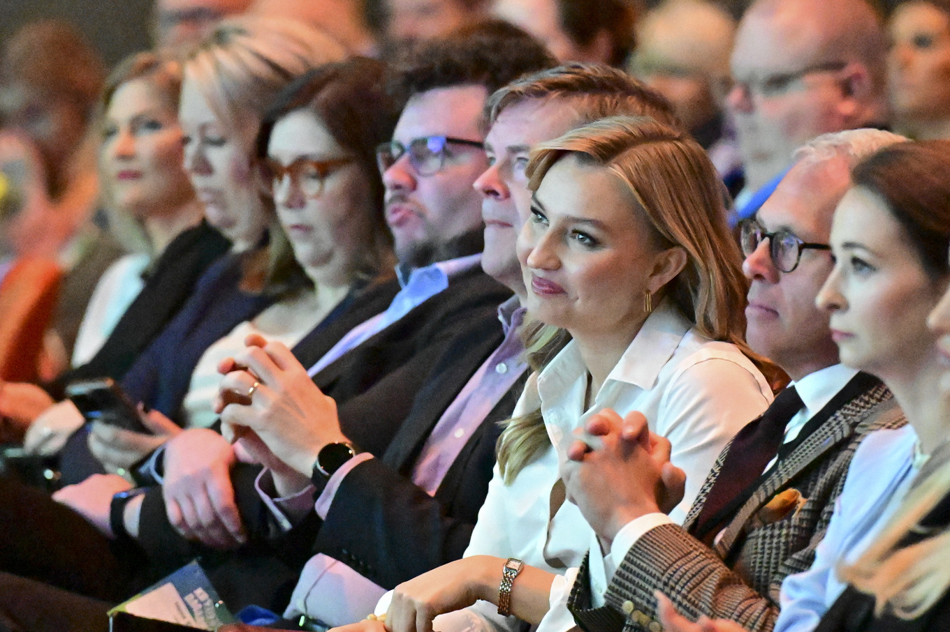 Kristdemokraternas partiledare Ebba Busch under KD-dagarna i Karlstad. Foto: Björn Larsson Rosvall/TT