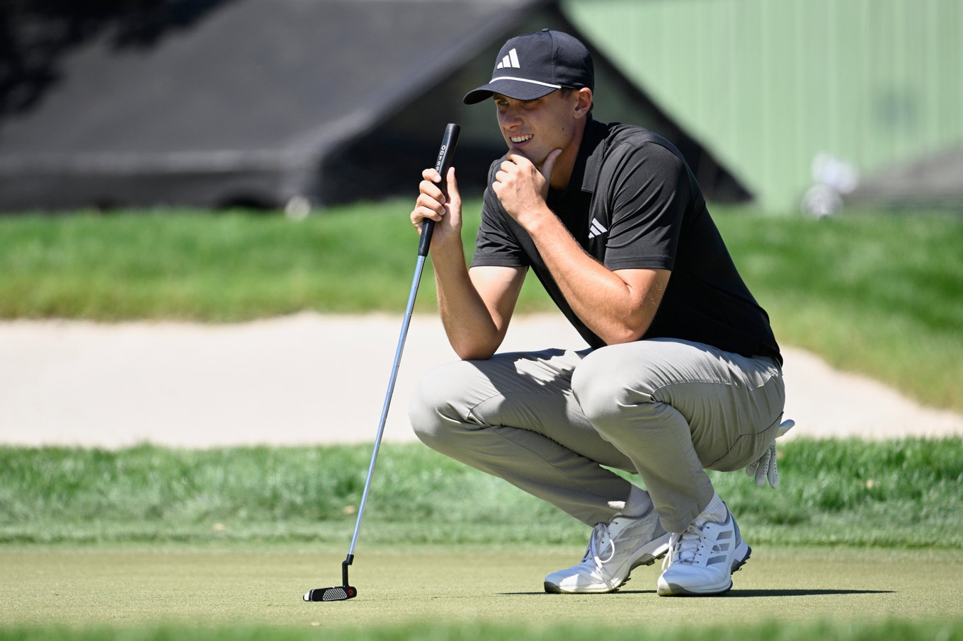 Ludvig Åbergs form är osäker inför US Masters. Arkivbild. Foto: Phelan M. Ebenhack/AP/TT