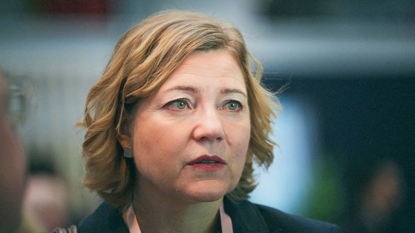 EU-kommissionären Henna Virkunnen. Foto: Daniel Dorko/Hans Lucas/AFP via Getty Images