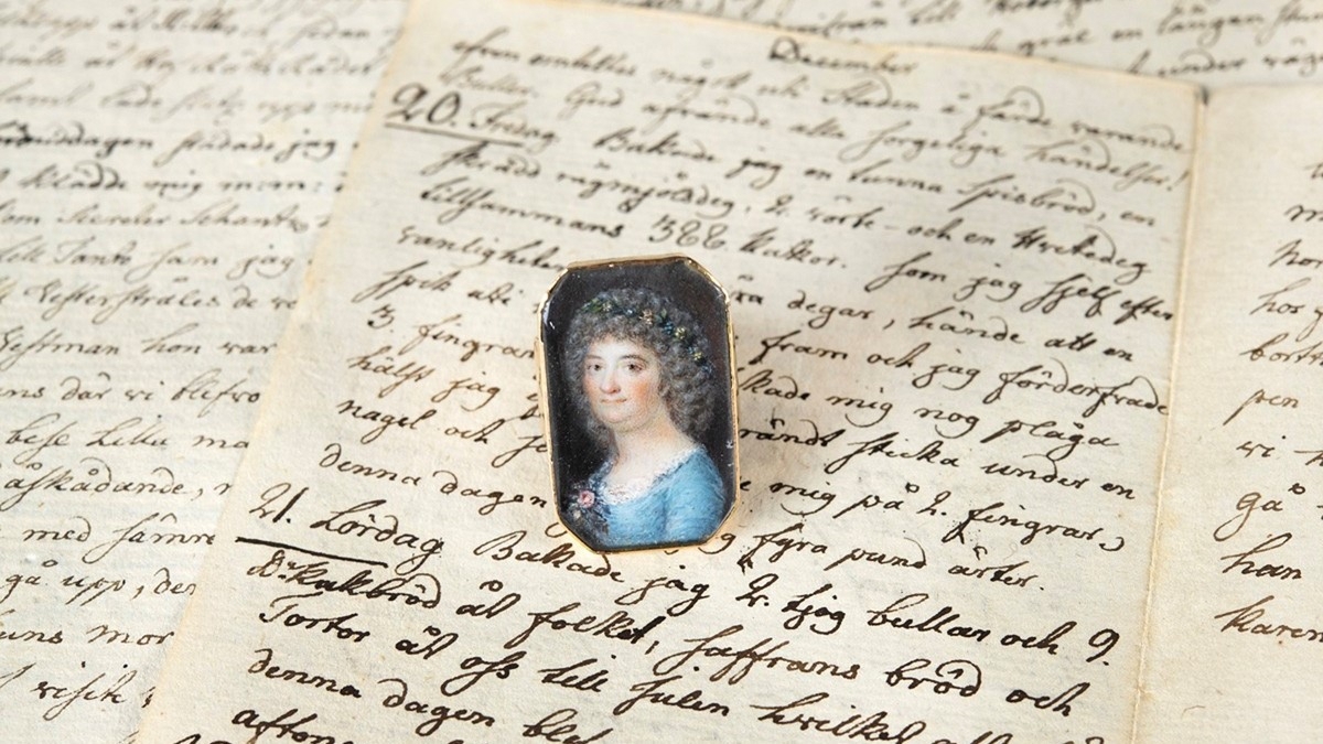 Märta Helena Reenstierna (1753–1841), känd som Årstafrun, bodde på Årsta Gård och skrev dagbok i över 50 år. Hennes anteckningar, liksom texter från andra dagboksförfattare, går att läsa på Nordiska museets webbplats. Foto: Nordiska museet