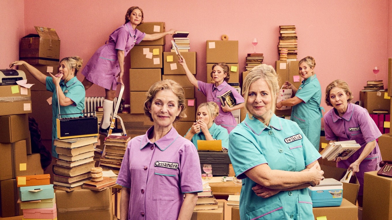 På turnén med ”Nån måste göra det” besöker Sjöholm och Backman tjugo städer. Foto: Pressbild