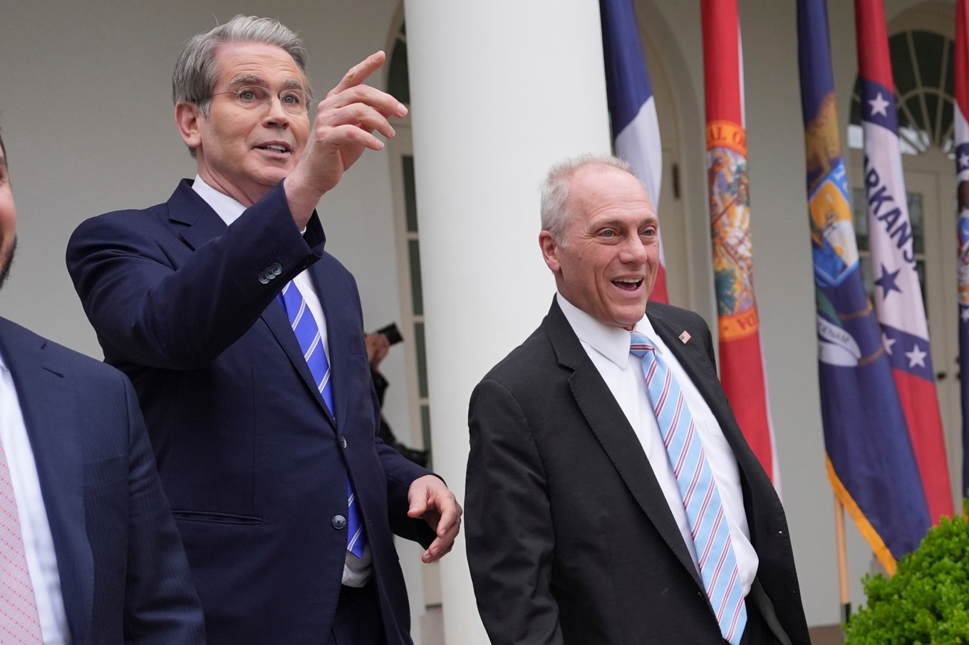 Finansminister Scott Bessent skickar nu en passning till Kina. Arkivbild. Foto: Evan Vucci/AP/TT