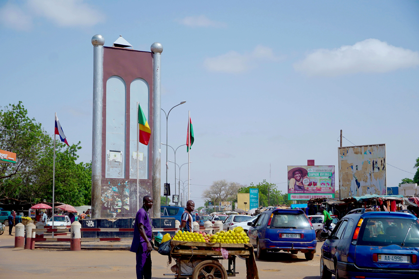 Gatubild från Nigers huvudstad Niamey i fjol. Foto: Omar Hama/AP/TT