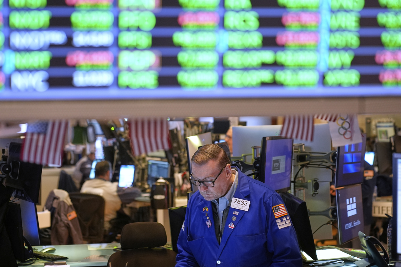 Glädjeyra på Wall Street efter Trumps besked. Arkivbild. Foto: Seth Wenig/AP/TT