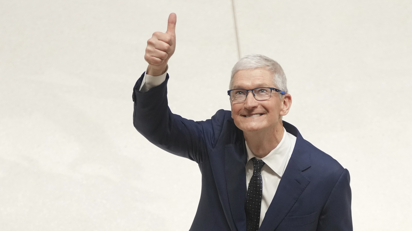 Apples vd Tim Cook. Arkivbild. Foto: Kin Cheung/AP/TT