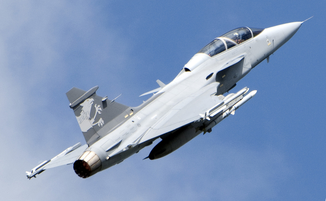 Peru överväger att köpa svenska Gripen. Arkivbild. Foto: Johan Nilsson/TT