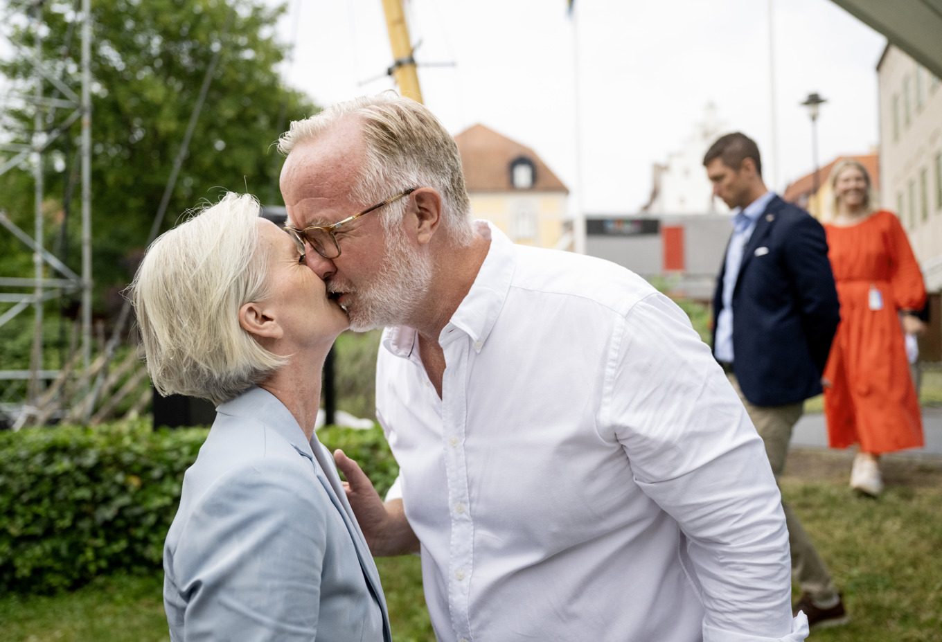 Bild på paret från Almedalsveckan förra året. Foto: Christine Olsson/TT