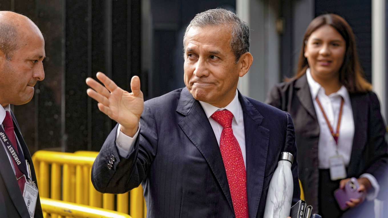 Expresidenten Ollanta Humala fick sin dom på tisdagen i Perus huvudstad Lima. Foto: Martin Mejia/AP/TT