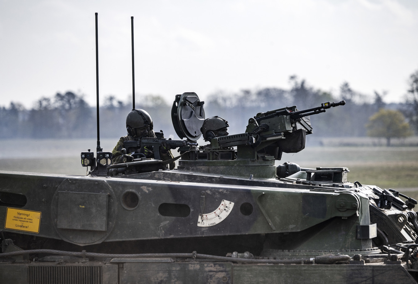 Vid väpnat angrepp kan delar av Sverige behöva evakueras. Arkivbild. Foto: Johan Nilsson/TT