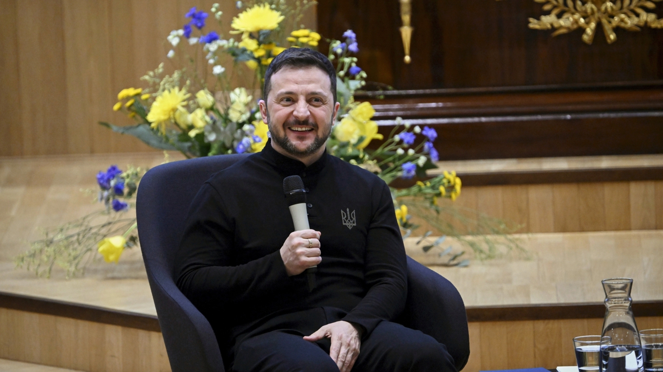 Ukrainas president Volodymyr Zelenskyj. Arkivbild. Foto: Markku Ulander/AP/TT